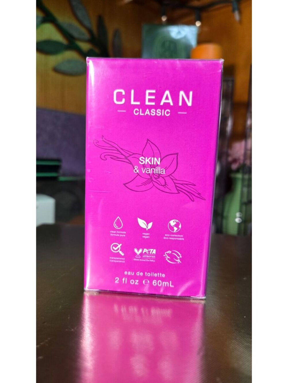 CLEAN Classic Skin & Vanilla Eau de Toilette – 2 fl oz/60 mL
